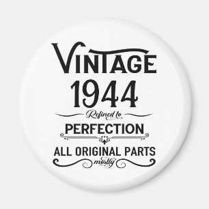 Personalisierten achtzig Vintage 80. Geburtstagspa Magnet