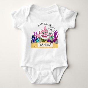 Personalisierten Baby-Haifisch-Babys Baby Strampler