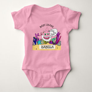 Personalisierten Baby-Haifisch-Babys Baby Strampler