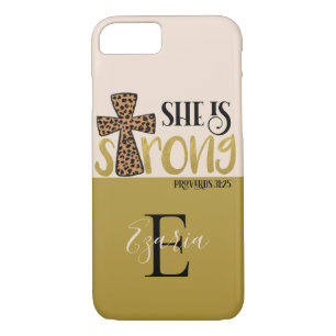 Personalisierten Christliche sie ist starke Sprich Case-Mate iPhone Hülle