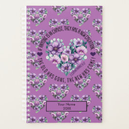 Personalisierten Christlichen 2 Korinther 5:17 Bib Planer