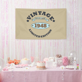 Personalisierten fünfundsiebzig Vintagen 75. Gebur Banner