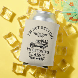 Personalisierten fünfundsiebzig Vintagen 75. Gebur Dosenkühler