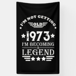 Personalisierten fünfzig Vintagen 50. Geburtstagsp Banner