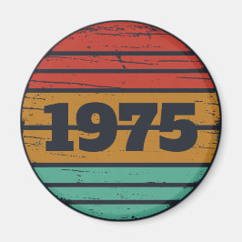 Personalisierten fünfzig Vintagen 50. Geburtstagsp Magnet