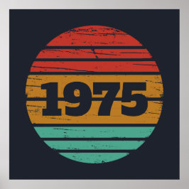 Personalisierten fünfzig Vintagen 50. Geburtstagsp Poster