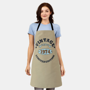 Personalisierten fünfzig Vintagen 50. Geburtstagsp Schürze