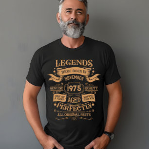 Personalisierten fünfzig Vintagen 50. Geburtstagsp T-Shirt