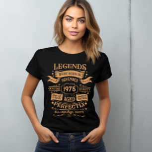 Personalisierten fünfzig Vintagen 50. Geburtstagsp T-Shirt