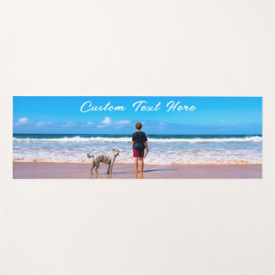 Personalisierten Sie Ihr Foto Yoga Mat mit Text Yogamatte