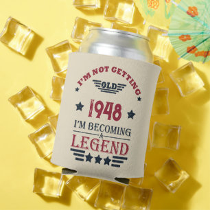 Personalisierten Vintagen 75. Geburtstag Dosenkühler