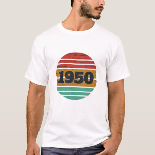 Personalisierten Vintagen 75. Geburtstag T-Shirt