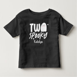 Personalisierten zwei Spookes Halloween 2. Geburts Kleinkind T-shirt