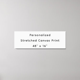 Personalisierter 122 cm x 40,6 cm Leinwanddruck