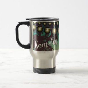 Personalisierter 15-Unzen-Kaffee-Tasse Beach Sunse Reisebecher