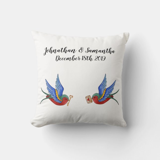 Personalisierter 16"x16" Throw Pillow Traditional  Kissen (Vorderseite)