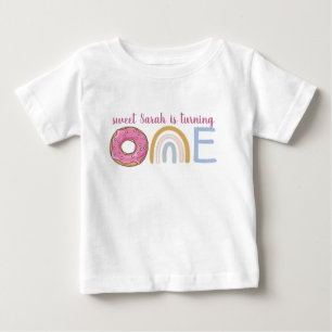 Personalisierter 1. Geburtstag Baby T-shirt