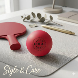 Personalisierter 1-Sterne-Tischtennisball mit Logo Tischtennisball