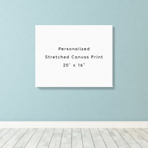Personalisierter 20" x 16" Stretched Canvas Druck Leinwanddruck