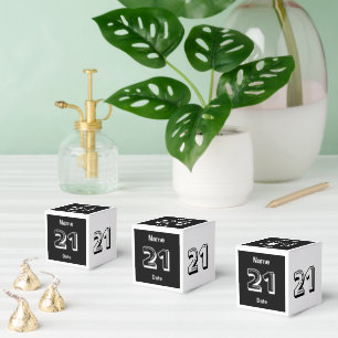 Personalisierter 21. geschenkschachtel