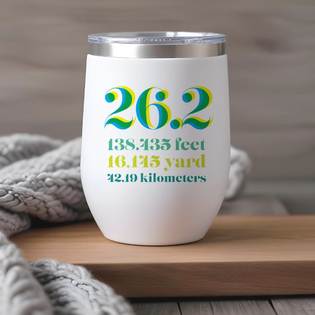 Personalisierter 26.2 Marathon Lauffernfahrer Grün (Von Creator hochgeladen)