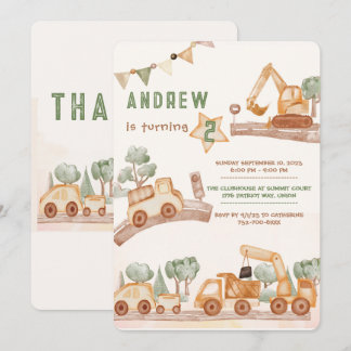 Personalisierter 2. Geburtstag Einladung