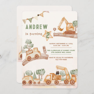 Personalisierter 2. Geburtstag Einladung