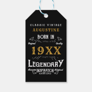 Personalisierter 40. Geburtstag Geschenkanhänger