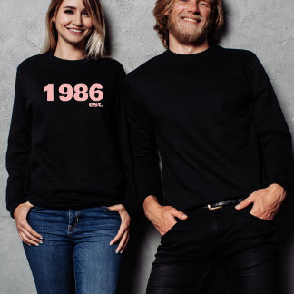 Personalisierter 40. Geburtstag lustige Typografie Sweatshirt