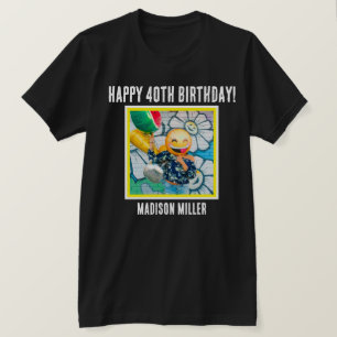 Personalisierter 40. Meilenstein Geburtstag T - Sh T-Shirt