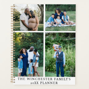 Personalisierter 4-Image-Familienplaner Planer