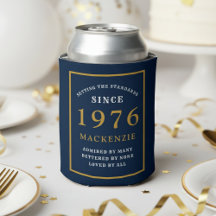 Personalisierter 50. Geburtstag 1976 Elegantes Bla
