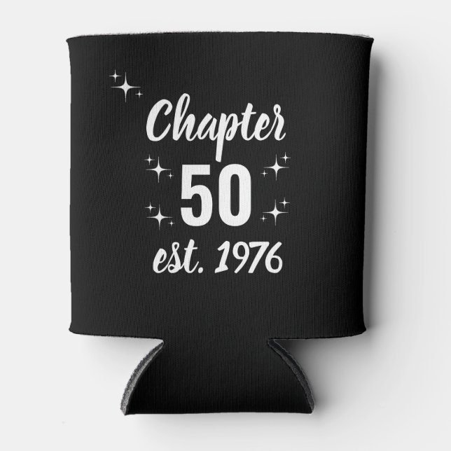 Personalisierter 50. Geburtstag Dosenkühler (Vorderseite)