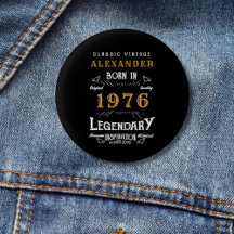 Personalisierter 50. Geburtstag Geboren 1976 Vinta