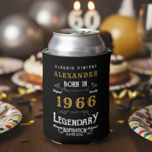 Personalisierter 60. Geburtstag 1966 Vintage Legen Dosenkühler