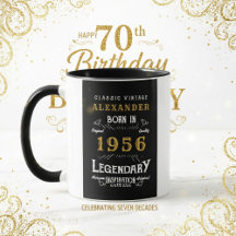 Personalisierter 70. Geburtstag Geboren 1956 Vinta