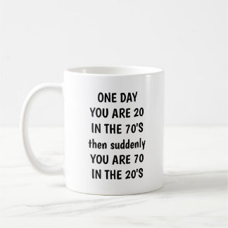 Personalisierter 70. Geburtstag Tasse mit individu