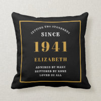 Personalisierter 80. Geburtstag 1941 Eleganter Chi