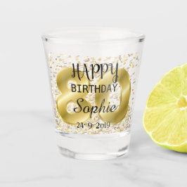 Personalisierter 80. Geburtstag Schnapsglas