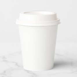 Personalisierter 8oz Paper Cup mit Lid für Veranst Pappbecher