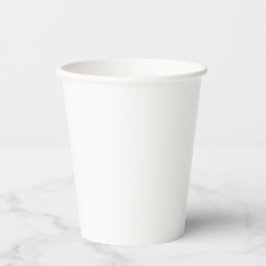 Personalisierter 8oz Paper Cup ohne Lid für Verans Pappbecher
