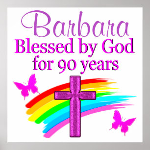 PERSONALISIERTER 90. GEBURTSTAG POSTER