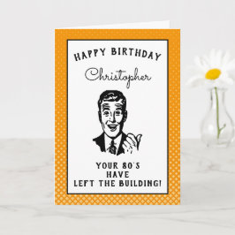 Personalisierter 90. Geburtstag über dem Hügel Karte