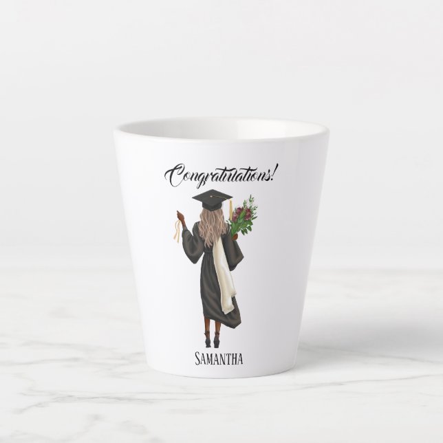 Personalisierter Abschluss (10) Milchtasse (Vorderseite)