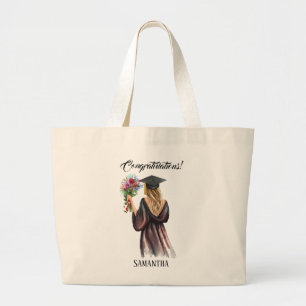 Personalisierter Abschluss (11) Jumbo Stoffbeutel