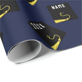 Personalisierter Abschluss 2025 Geschenkpapier