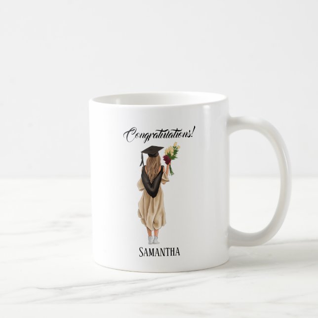 Personalisierter Abschluss (2) Kaffeetasse (Rechts)