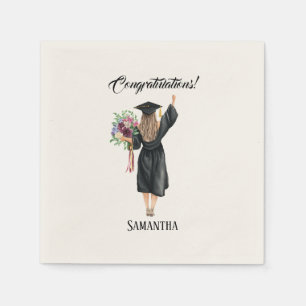 Personalisierter Abschluss (8) Serviette