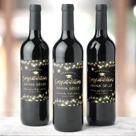 Personalisierter Abschluss Custom Class of 2025 Ch Weinetikett