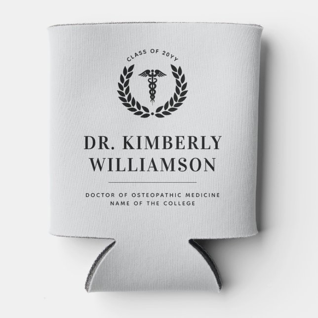 Personalisierter Abschluss der modernen Medizinsch Dosenkühler (Vorderseite)